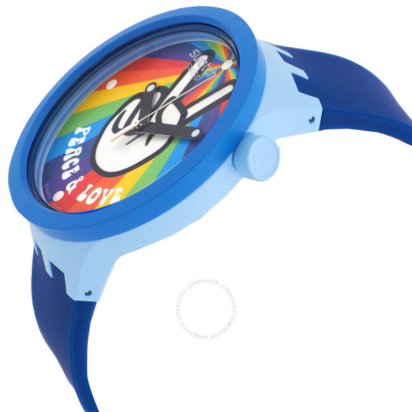 Swatch Pride Peace Hand Love Quartz Men's Watch SB03N105 - The Watches Men & Co #2