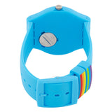 Swatch Pride Quartz Blue Dial Unisex Watch SO29S702 - The Watches Men & Co #3