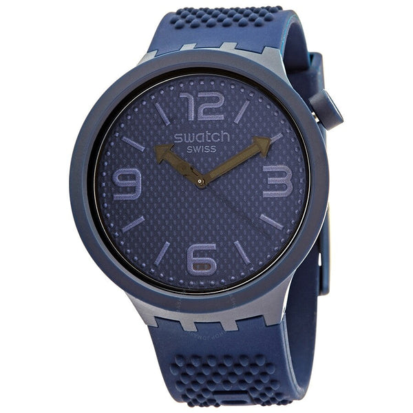 Swatch Quartz Blue Dial Blue Silicone Watch SO27N100 - The Watches Men & Co