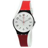 Swatch Redtwist Unisex Watch Gw208 - The Watches Men & Co