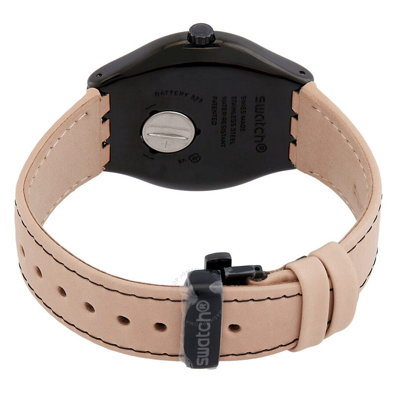 Swatch Sand Storm III Quartz Black Dial Watch YWB400 - The Watches Men & Co #3