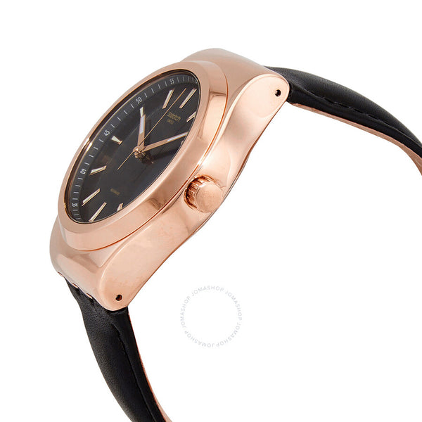 Swatch Sistem Rosee Automatic Black Dial Unisex Watch YIG400 - The Watches Men & Co #2