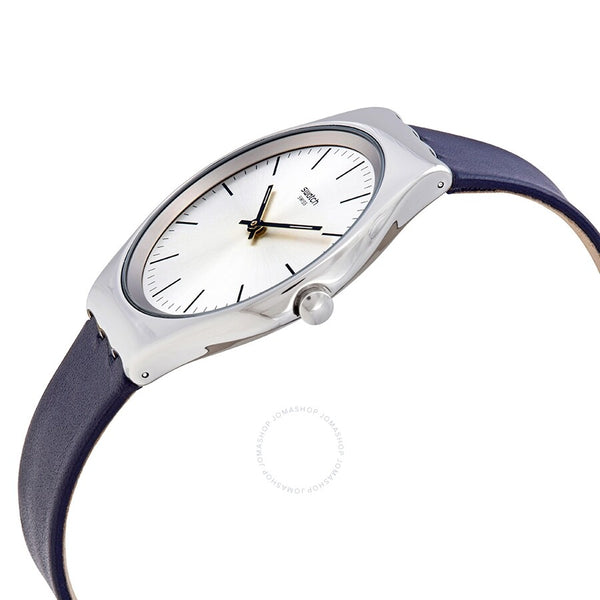 Swatch Skinazul Grey Dial Men's Watch SYXS115 - The Watches Men & Co #2