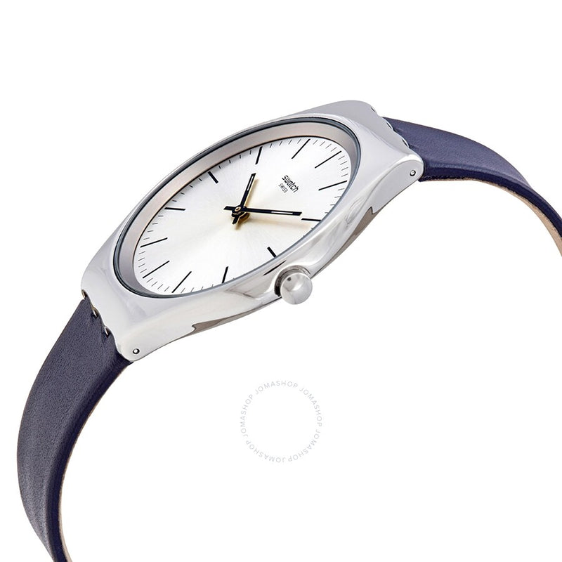 Swatch Skinazul Grey Dial Men's Watch SYXS115 - The Watches Men & Co #2