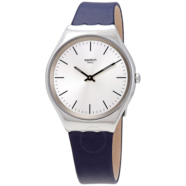 Swatch Skinazul Grey Dial Men's Watch SYXS115 - The Watches Men & Co