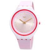Swatch Skinblush Pink Dial Ladies Watch SVUP101 - The Watches Men & Co