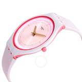 Swatch Skinblush Pink Dial Ladies Watch SVUP101 - The Watches Men & Co #2