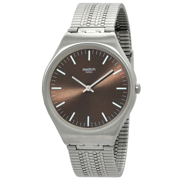 Swatch Skinboot Quartz Brown Dial Watch SYXS112GG - The Watches Men & Co