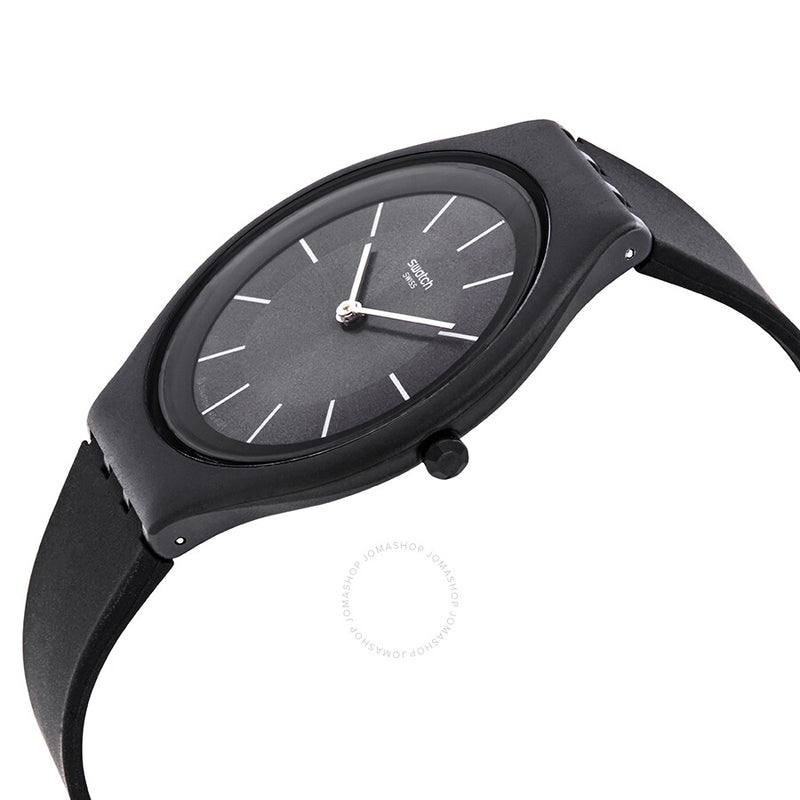 Swatch Skincharbon Grey Sun-brushed Dial Men's Watch SVUB106 - The Watches Men & Co #2