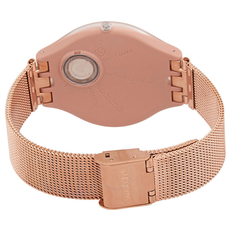 Swatch Skinchic Quartz Pink Dial Ladies Watch SVUP100M - The Watches Men & Co #3