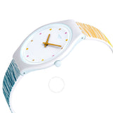 Swatch Skinesquisse White Dial Ladies Watch SVOW103 - The Watches Men & Co #2