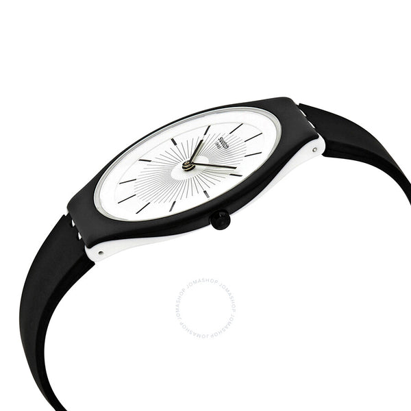 Swatch Skinnoir White Dial Unisex Watch SVUB100 - The Watches Men & Co #2