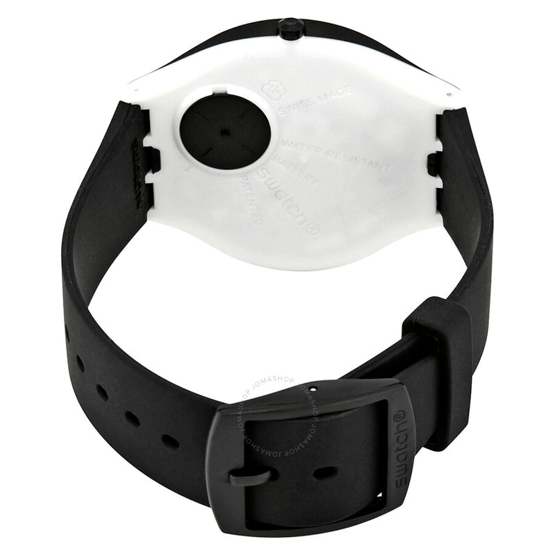 Swatch Skinnoir White Dial Unisex Watch SVUB100 - The Watches Men & Co #3