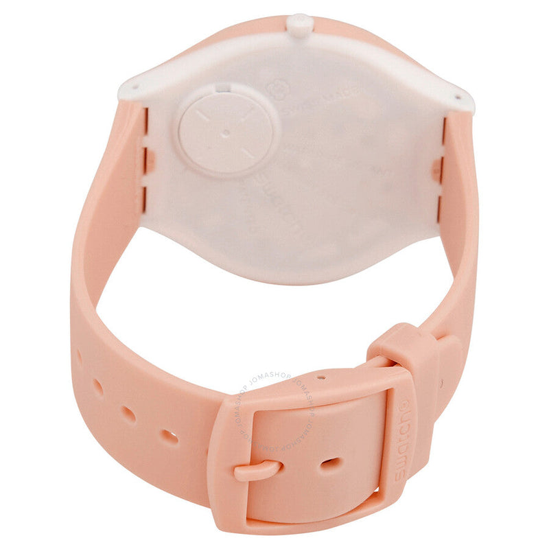 Swatch Skinskin Quartz Pink Dial Ladies Watch SVUT100 - The Watches Men & Co #3