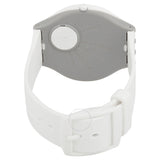 Swatch Skinsnow White Silicone Skin Unisex Watch SVUW101 - The Watches Men & Co #3