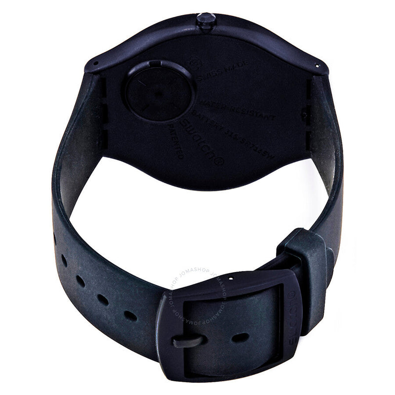 Swatch Skinsparks Dark Blue Sun-brushed Dial Unisex Watch SVUN100 - The Watches Men & Co #3
