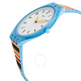Swatch Skinstripes Light Grey Dial Unisex Watch SVUL100 - The Watches Men & Co #2