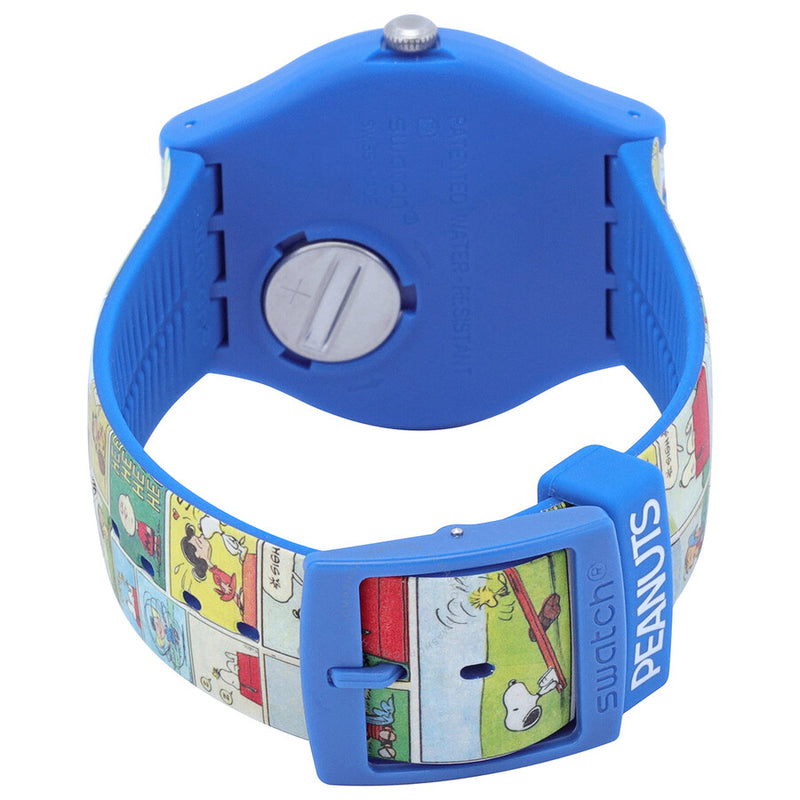 Swatch Smak X Peanuts Quartz Unisex Watch SO29Z108 - The Watches Men & Co #3