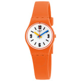 Swatch Sorange Quartz White Dial Ladies Watch LO114 - The Watches Men & Co
