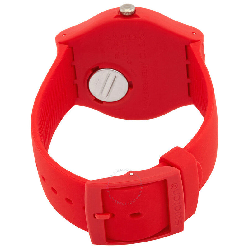 Swatch Valentine's Day Quartz Red Dial Unisex Watch SO29Z112 - The Watches Men & Co #3