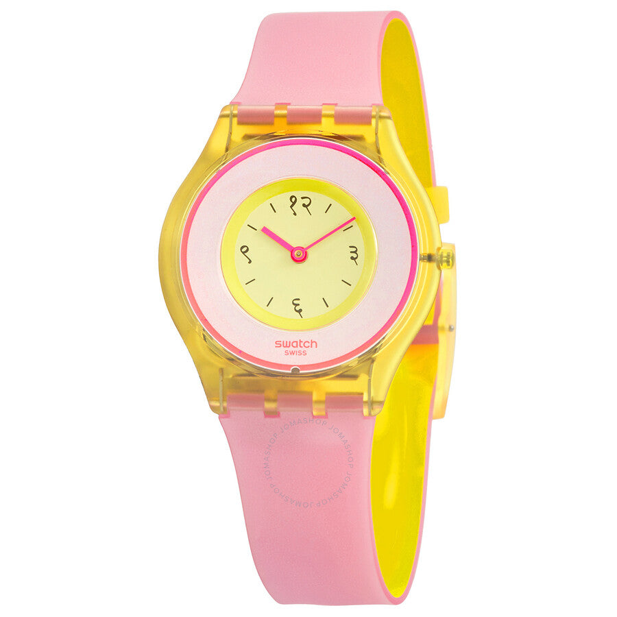 Swatch X Supriya Lele Quartz Ladies Watch SS08Z101 - The Watches Men & Co