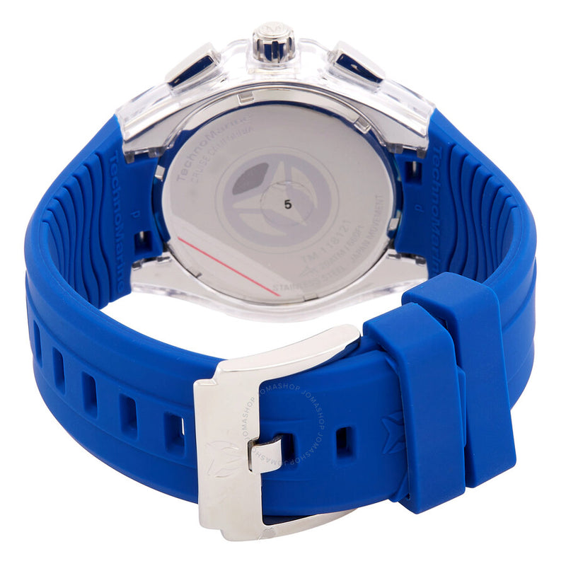 Technomarine Cruise California Chronograph Quartz Blue And Grey Dial Watch TM-118121 - The Watches Men & Co #3