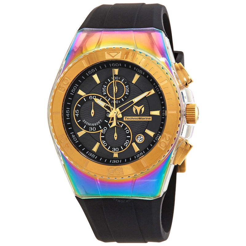 Technomarine Cruise Chronograph Quartz Black Dial Men's Watch TM-115366 - The Watches Men & Co