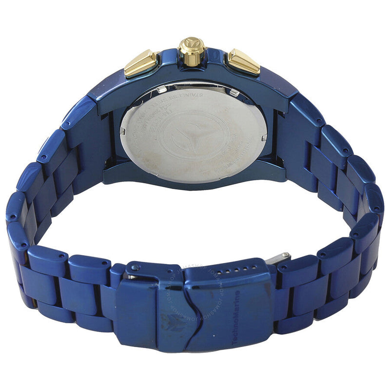 Technomarine Cruise Chronograph Quartz Crystal Blue Dial Men's Watch TM-121238 - The Watches Men & Co #3