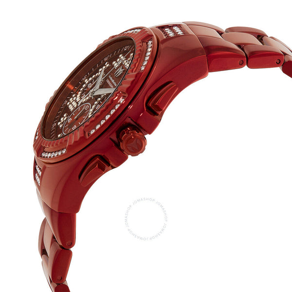 Technomarine Cruise Chronograph Quartz Crystal Red Dial Men's Watch TM-121232 - The Watches Men & Co #2
