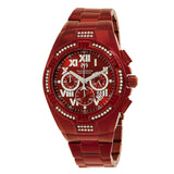 Technomarine Cruise Chronograph Quartz Crystal Red Dial Men's Watch TM-121232 - The Watches Men & Co