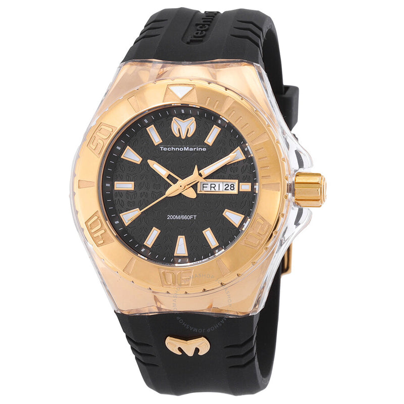 Technomarine Cruise Date Day Quartz Black Dial Men's Watch TM-122011 - The Watches Men & Co