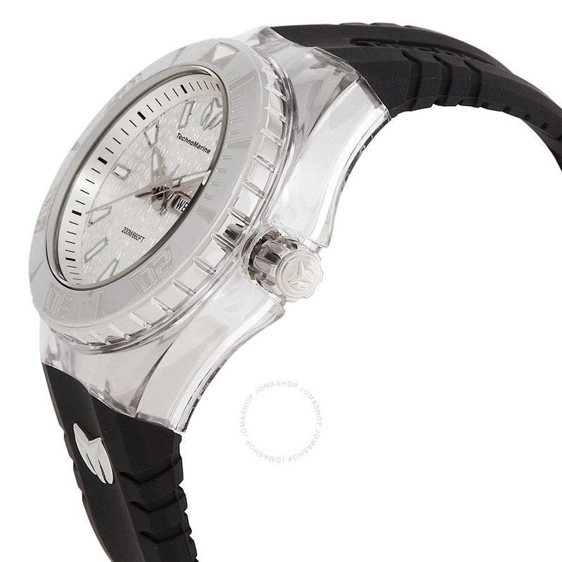 Technomarine Cruise Monogram Date Day Quartz Silver Dial Men's Watch TM-122007 - The Watches Men & Co #2