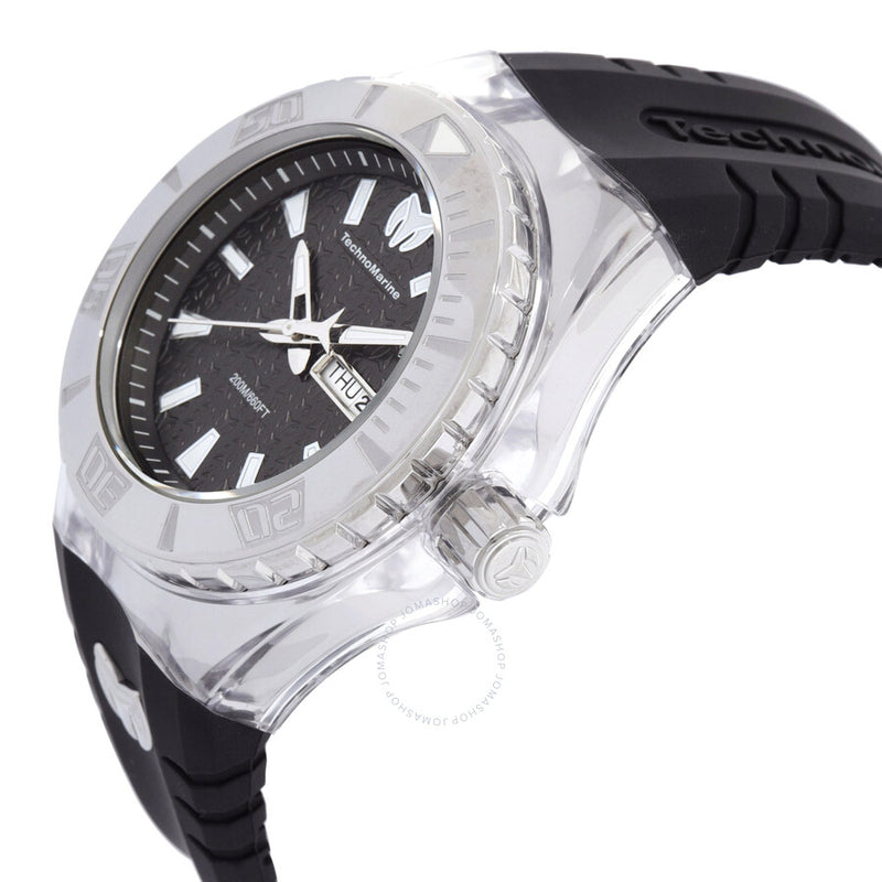 Technomarine Cruise Monogram Quartz Black Dial Men's Watch TM-122006 - The Watches Men & Co #2