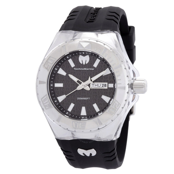 Technomarine Cruise Monogram Quartz Black Dial Men's Watch TM-122006 - The Watches Men & Co
