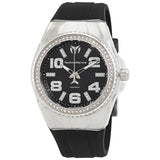 TechnoMarine Cruise Quartz Black Mother of Pearl Dial Ladies Watch TM-121261 - The Watches Men & Co