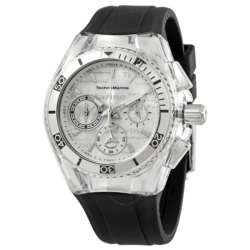 Technomarine Cruise Star Chronograph Quartz White and Silver Dial Watch TM-120027 - The Watches Men & Co