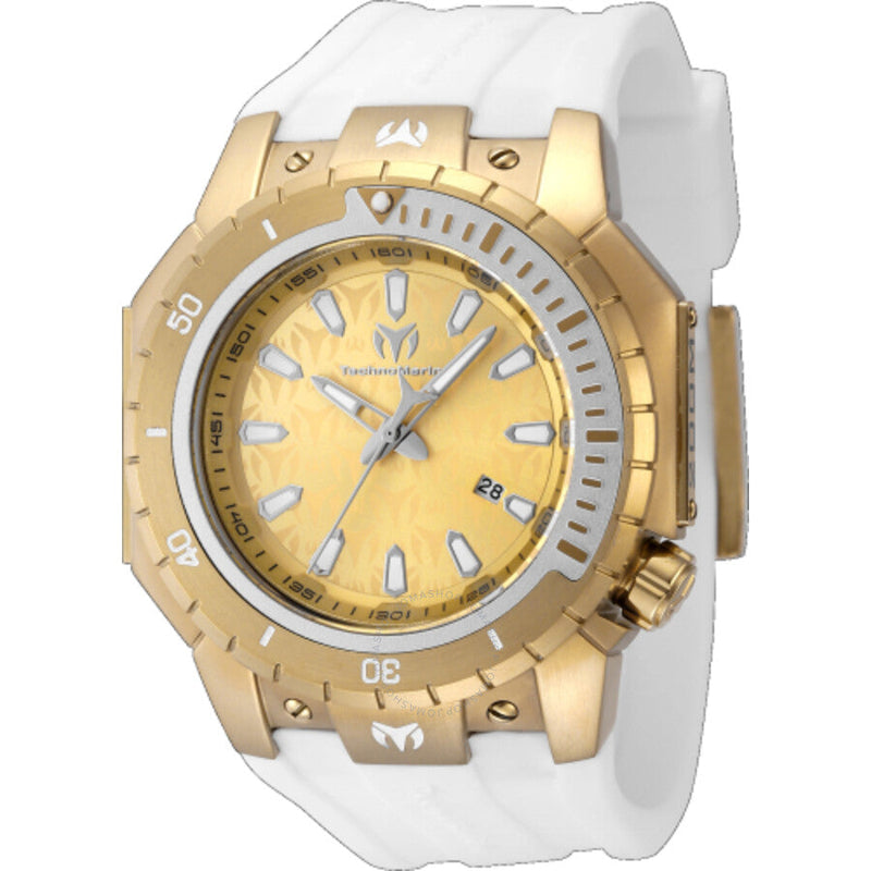 TechnoMarine Manta Quartz Gold Dial Men's Watch TM-224009 - The Watches Men & Co