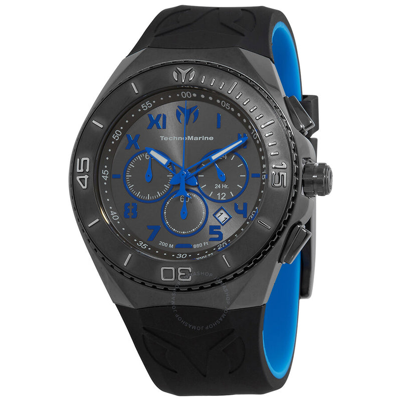 Technomarine Manta Quartz Gunmetal Dial Watch TM-220019 - The Watches Men & Co