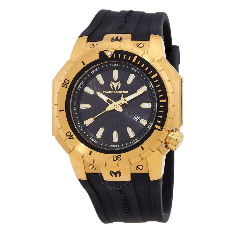 Technomarine Manta Sea Quartz Black Dial Men's Watch TM-224011 - The Watches Men & Co