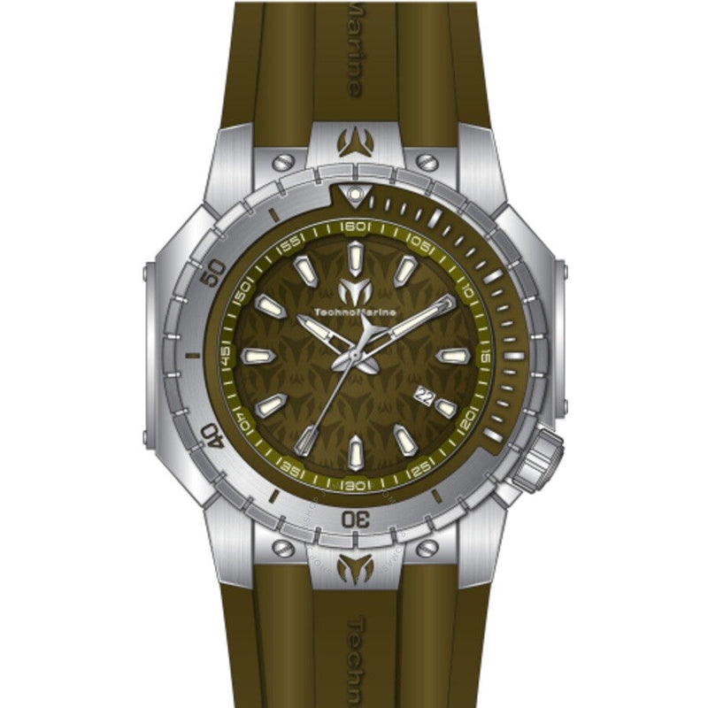 Technomarine Manta Sea Quartz Green Dial Men's Watch TM-224008 - The Watches Men & Co