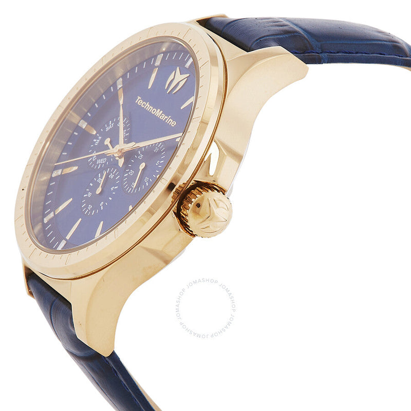 Technomarine MoonSun Date-Day Quartz Blue Dial Men's Watch TM-822030 - The Watches Men & Co #2