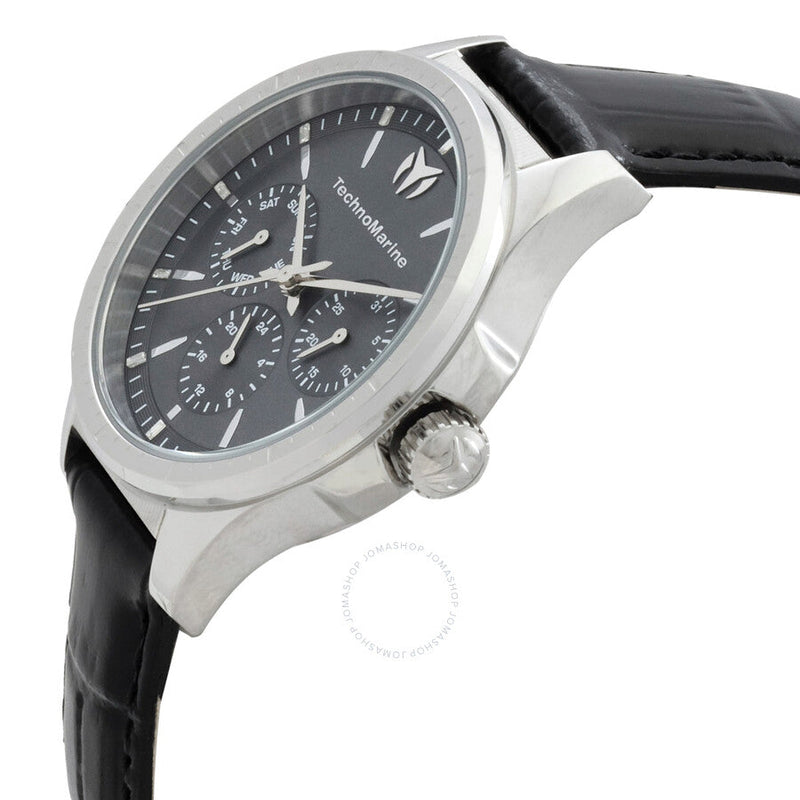 Technomarine MoonSun Date-Day Quartz Charcoal Dial Ladies Watch TM-822055 - The Watches Men & Co #2