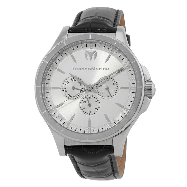 Technomarine MoonSun Date-Day Quartz Silver Dial Men's Watch TM-822025 - The Watches Men & Co