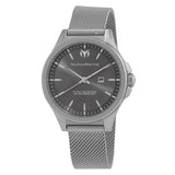 Technomarine MoonSun Date Quartz Charcoal Dial Ladies Watch TM-822033 - The Watches Men & Co