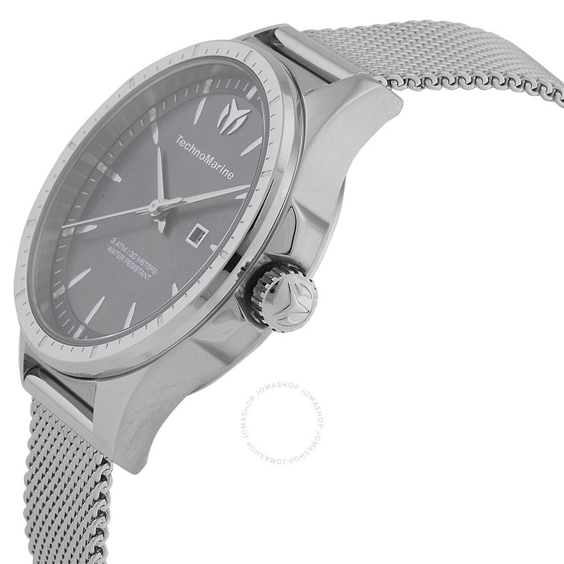 Technomarine MoonSun Date Quartz Charcoal Dial Ladies Watch TM-822033 - The Watches Men & Co #2
