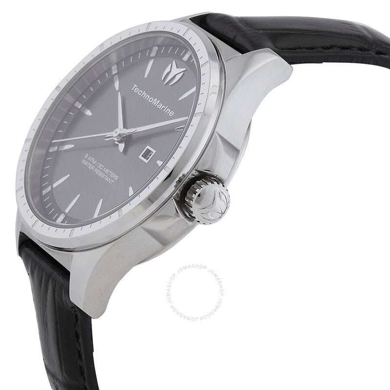 Technomarine MoonSun Date Quartz Charcoal Dial Ladies Watch TM-822040 - The Watches Men & Co #2