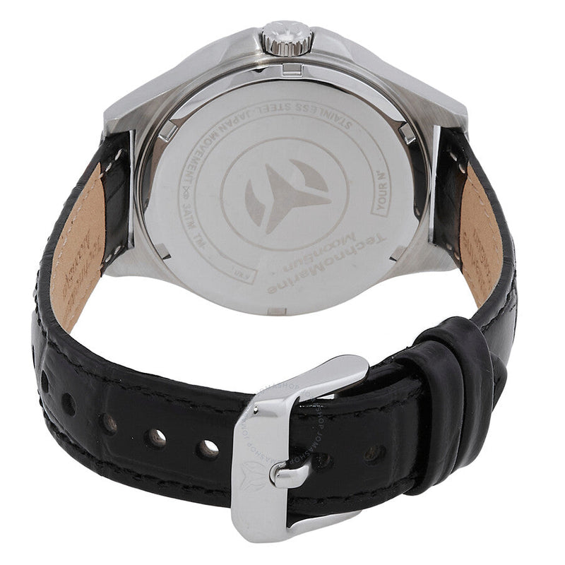 Technomarine MoonSun Date Quartz Charcoal Dial Ladies Watch TM-822040 - The Watches Men & Co #3
