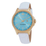 Technomarine MoonSun Date Quartz Light Blue Dial Dial Ladies Watch TM-822046 - The Watches Men & Co