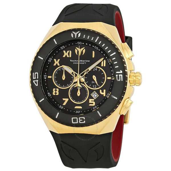 Technomarine Ocean Manta Black Dial Men's Chronograph Watch215066 - The Watches Men & Co
