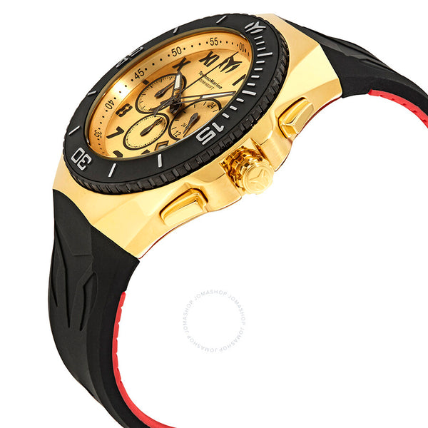 Technomarine Ocean Manta Chronograph Gold Dial Men's Watch 215067 - The Watches Men & Co #2